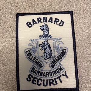 Barnard College Security Patch Accessory - "Collegium Novie Boraci Barnardinum"
